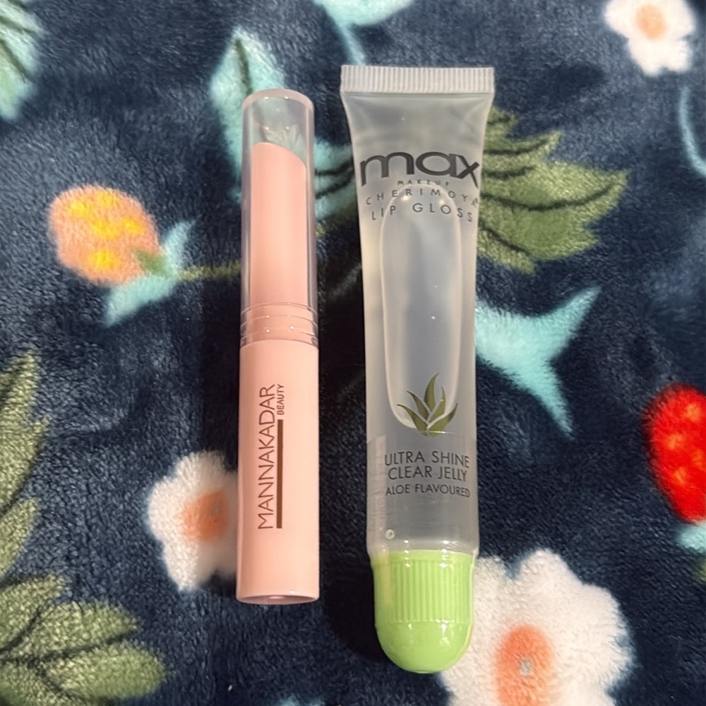 Max Ultra Shine Lip Gloss Aloe & Mannakadar Lip Balance Color Chemistry balm New